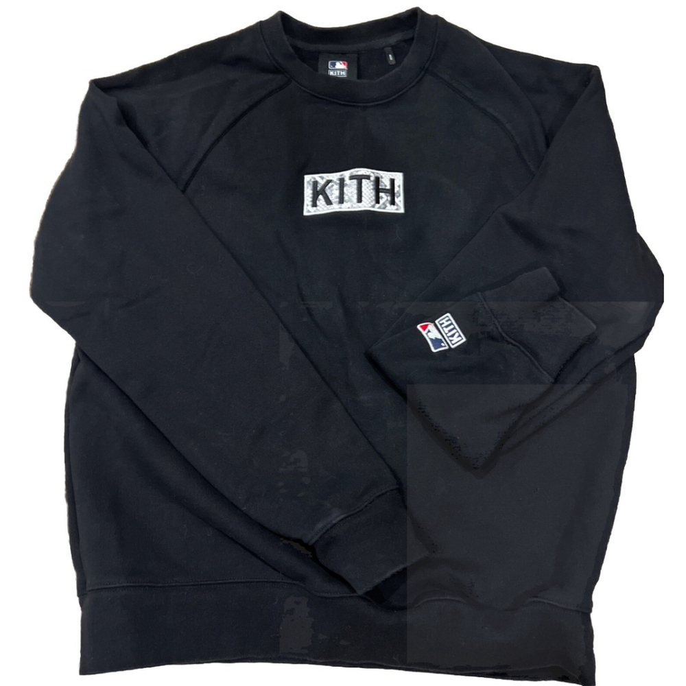 Kith Dodgers Arched Crew Neck Sweatshirt Black Small